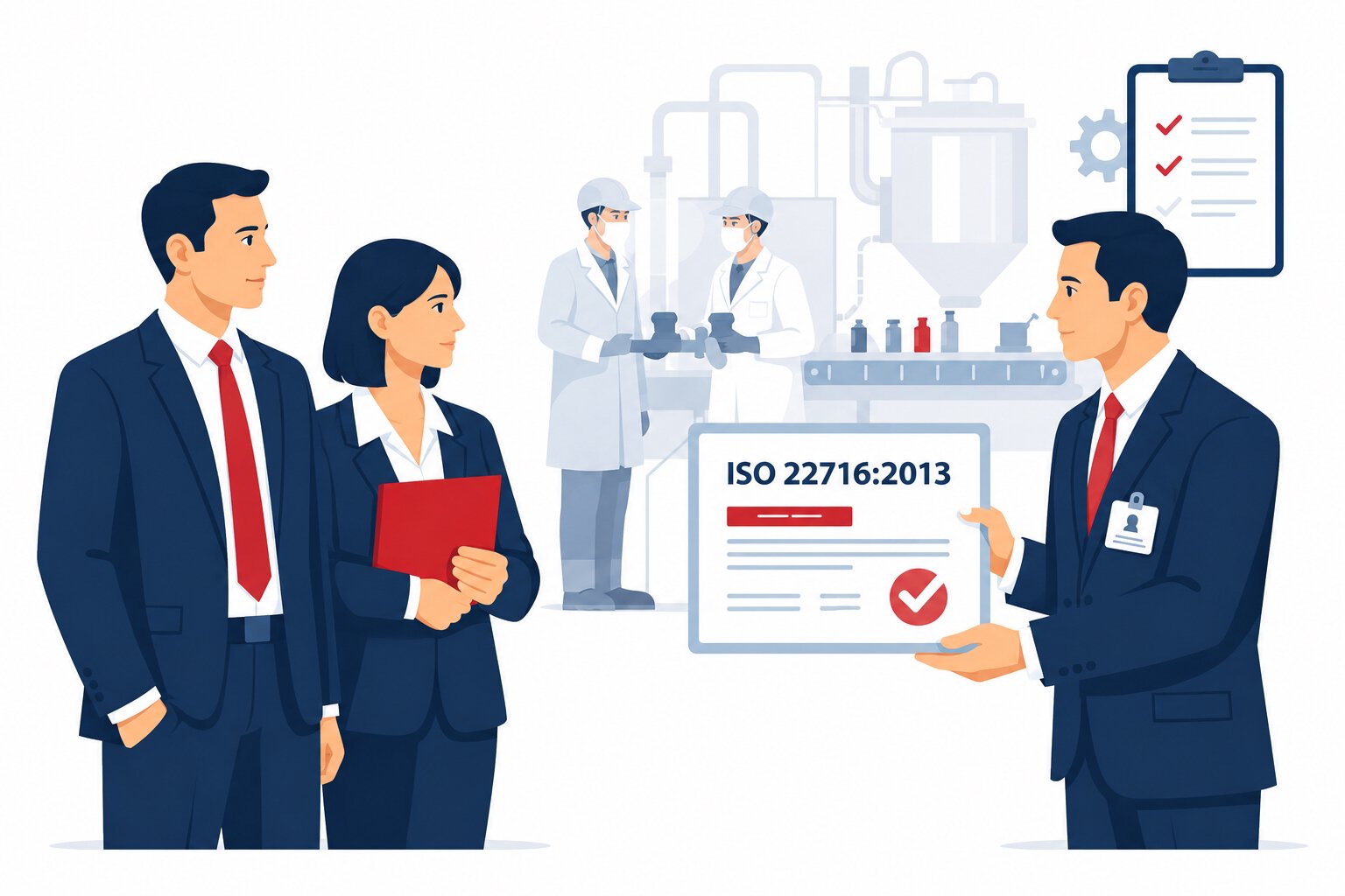 Порядок получения сертификата ISO 22716:2013 в Алупке
